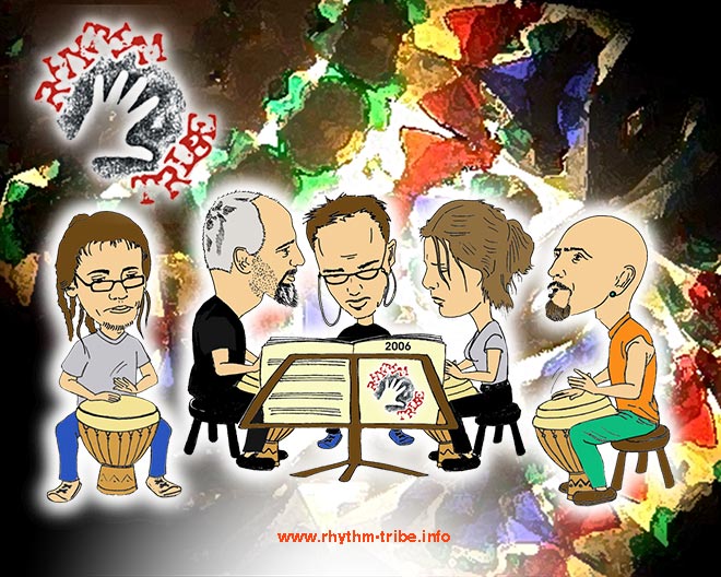 rhythm tribe foto ikarikatura
