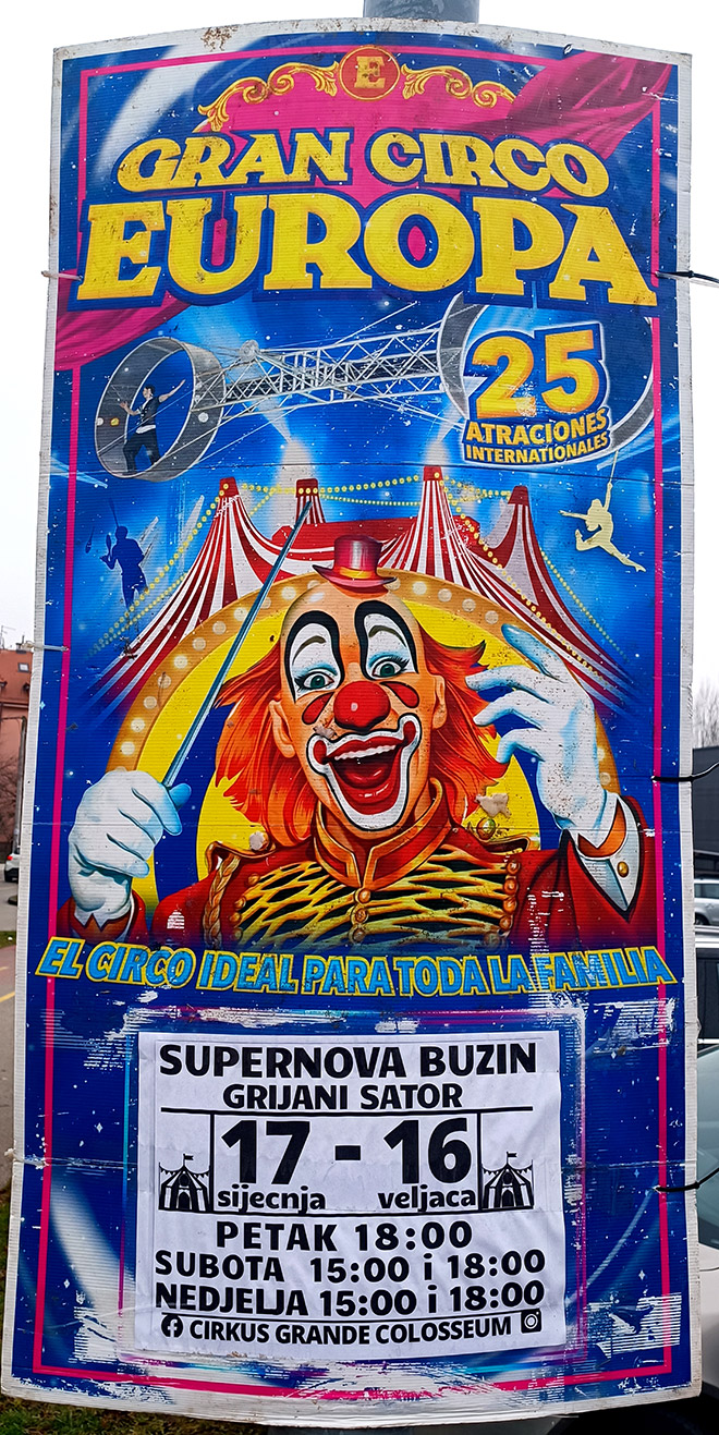 Cirkus Grande Colosseum plakat